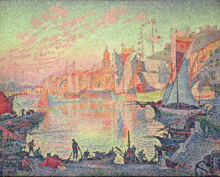 Paul Signac The Port of Saint Tropez oil painting picture